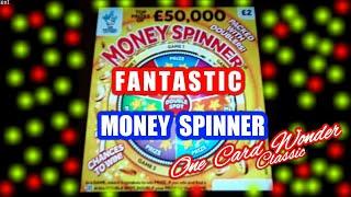 MONEY SPINNER...One Card Wonder...with a Piggy Scratchcard Bonus....MUST SEE GAME.mmmmmmMMM..says