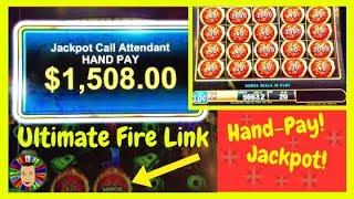 Ultimate Fire Link JACKPOT & Handpay!