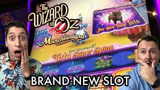 BRAND NEW! The Wizard of Oz Munchkinland Slot Machine! We Found Toto for Super Spins at San Manuel!