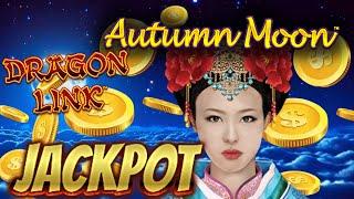 HIGH LIMIT Dragon Link Autumn Moon HANDPAY JACKPOT $50 Bonus Lighting Link High Stakes Slot Machine