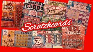 ScratchcardsMonopolyLucky Bonus.Match TriplerBee LuckyWinter WonderlinesFull £500s