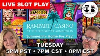LIVE SLOT PLAY! @Rampart Casino