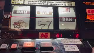 Black And White Sevens Double Jackpot - Quick Hits - Progressive Old School High Limit Slot Play