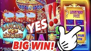 DANCING DRUMS SLOTBIG WIN! MYSTERY PICK️ IT WORKED!CHOCTAW CASINO!