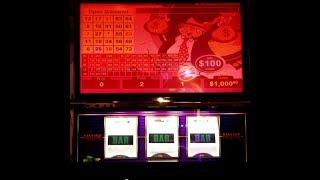 $100 MR.MONEY BAGS - POLAR HIGH ROLLER -CRAZY CHERRY WILD FRENZY Choctaw Casino, Durant