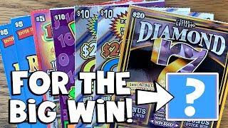 ??? FOR THE WIN!! Diamond 7s, Wild 10s, Red Hot Slots ++  TEXAS LOTTERY Scratch Off Tickets