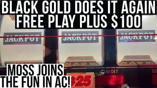 Black Gold $25 Spins Does It Again! Triple Double Diamond, Double Diamond Deluxe And Lighting Link?