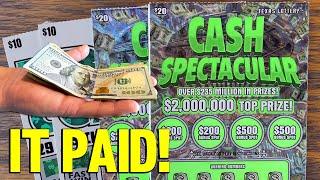 Upping My Bet PAID OFF! $200/Tickets 5X Cash Spectacular  Fixin To Scratch
