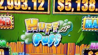 Early morning JACKPOT! $2,000 VS HUFF N PUFF! LiVe