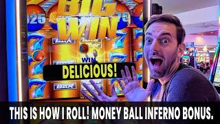 BIG WIN  8X MULTIPLIER on Money Ball Inferno #Ad