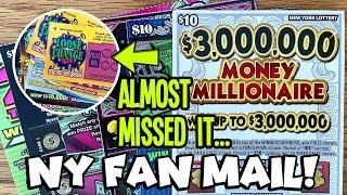 WINS! OVER $50 in NY Lottery Scratch Off Tickets! $3,000,000 Money Millionaire, Money Clip + MORE!