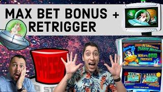 MAX BET Bonus on Invaders Return From The Planet Moolah & $9 SPINS on Double Jackpot Lion's Share!