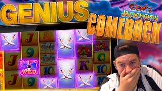 Genie Jackpots Massive Multiplier! Magical Win!