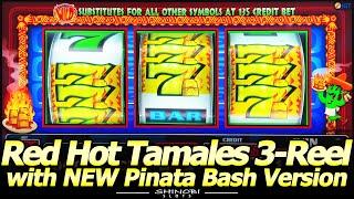 NEW Red Hot Tamales Pinata Bash Slot and Red Hot Tamales 3-Reel Live Play and Line Hit!