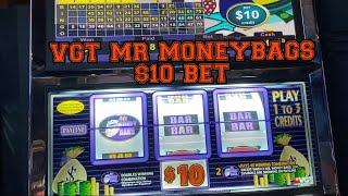 VGT $10 DENOM MR MONEY BAGS & JEMS AND JEWELS SLOTS !!! RED RED SCREENS !!!