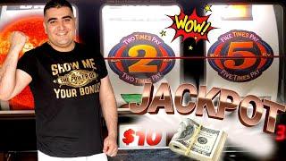 High Limit 3 REEL Slot Machine HANDPAY JACKPOT | Ultimate Fire Link Slot Machine MAX BET |SE-5|EP-25