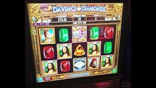 DaVinci Diamonds - Short and Sweet session - 10c denom - Slot Machine Bonus