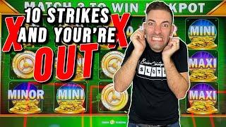 Up to $100 SPINS ⫸ 10 STRIKES & You're OUT!!