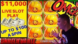 Up To $100 a Spin ! $11,000 Live Premiere Stream On High Limit Slot Machines At The COSMO In Vegas