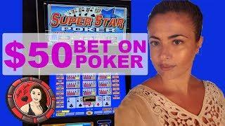 $50 Bet | Double Double Bonus Video PokerJackpot Handpay on Royal Caribbeans Harmony of the Seas