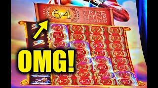 ZEUS UNLEASHED: AWESOME LIVE PLAY - 64 FREE GAME BONUS! (MAX BET)
