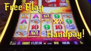 Free play to cash on Buffalo Gold 5c denom - this started an epic slot trip