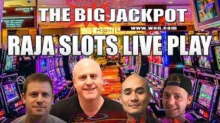 BIG BOOMS INCOMING!  Raja Slots LIVE PLAY from the Lodge Casino | The Big Jackpot