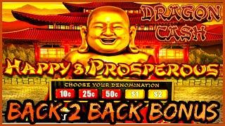 HIGH LIMIT Dragon Cash Link HAPPY & PROSPEROUS BACK TO BACK $50 Bonus Rounds Slot Machine Casino
