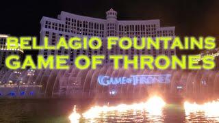Bellagio Fountains - Game of Thrones Water Show Las Vegas