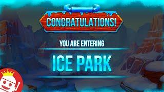 BISON BATTLE  (PUSH GAMING) NEW SLOT!  ICE PARK FEATURE!