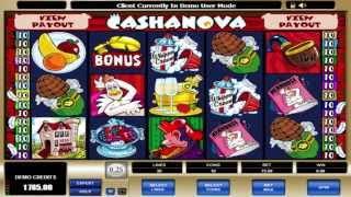 FREE Cashanova  slot machine game preview by Slotozilla.com