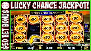 Lucky Chance $50 Bet Jackpot! We Put $2800 Into MILLION DOLLAR Dragon Link Slot Machine