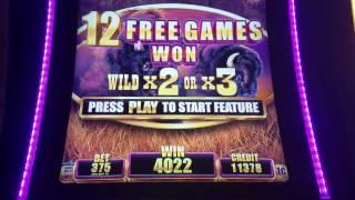 30 Minutes of BUFFALO GRAND Slot Machine  LIVE PLAY w/Bonuses  LONG Videos
