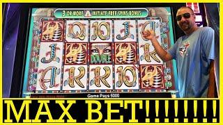 WOW I GOT THE TOP SYMBOL HIT ON CLEO II SLOT MACHINE! PART 6 of Casino Du LAC-LEAMY!