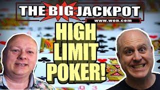 High Betting Poker $1250/spin with SPECIAL GUEST PAUL NEWEY  BIG WIN$ | The Big Jackpot