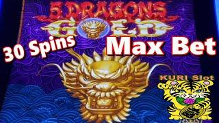 SLOT MAX BET 30 SPINS ! ! MAX 30 Season 2 #65 DRAGONS GOLD Slot (Aristocrat)MAX BET栗スロ