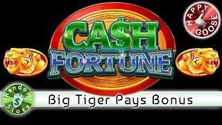 Cash Fortune Tiger Pays slot machine, Nice Bonus with Retriggers
