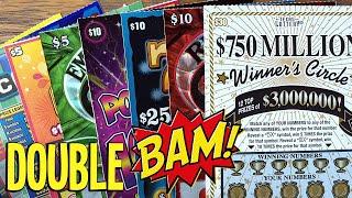 BACK to BACK BAM$  1 in 250!  $140 TEXAS LOTTERY Scratch Offs