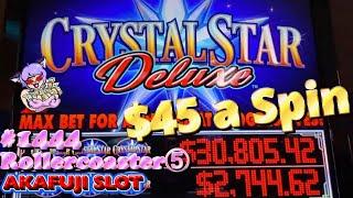 Rollercoaster⑤ Crystal Star Deluxe Double Nudge Slot, Persian Fortunes YAAMAVA 赤富士スロット ジェットコースター⑤