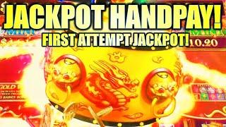 JACKPOT HANDPAY! FIRST ATTEMPT! DANCING DRUMS EXPLOSION Slot Machine (SG)