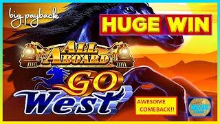 Major Coin + HUGE WIN = AWESOME All Aboard Go Slots!