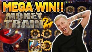 MEGA WIN! MONEY TRAIN 2 BIG WIN - €2,5 bet bonus buy on Casino Slot from CASINODADDY