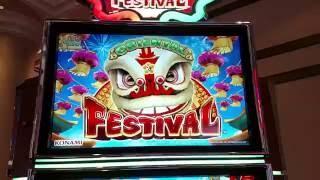 MAX BET Oriental Fesitval Konami Free Spin Bonus Slot machine