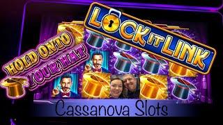 HOLD ONTO YOUR HAT | LOCK IT LINK SLOT MACHINE GOODNESS!!