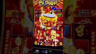 Fu dogs! Big line hit on Dancing Drums Explosion! #cassanovaslots #casino #dancingdrums