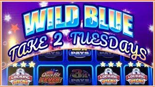 HIGH LIMIT WIN on Wild Blue - Take 2 Tuesdays  ENTER Todays Contest!  #WINNING