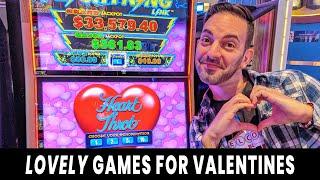LOVE-LY Slots For Valentine's Day!  I LOVE BIG WINS!  @ Hard Rock Atlantic City #ad
